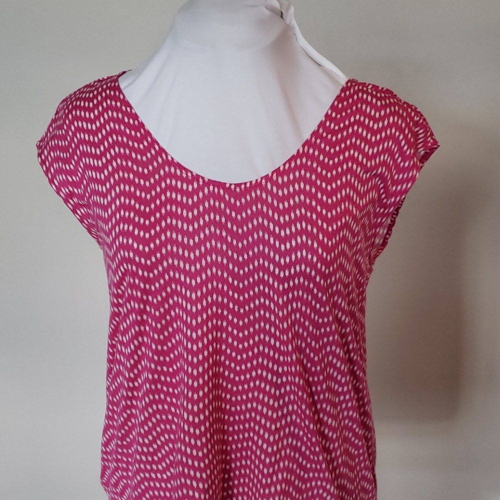 Ann Taylor top with open back square and tie at ba